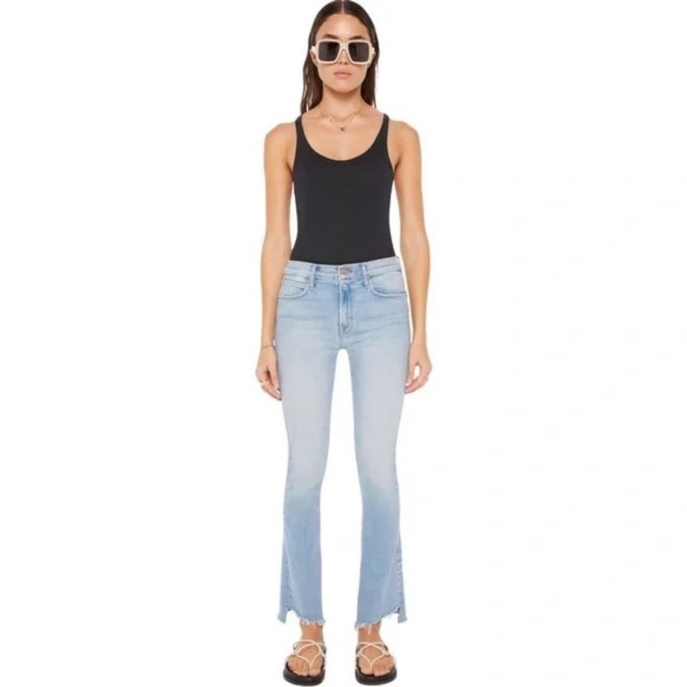 MOTHER Light Blue Flare Jeans